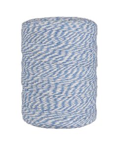 Dokumentgarn lyseblå/hvid 400m