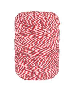 Dokumentgarn rød/hvid 400m