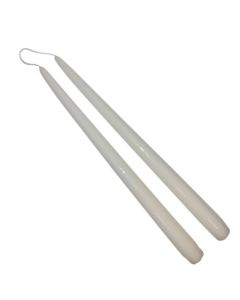 Stagelys Lak Elfenben 42cm - 2stk