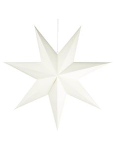 Stjerne t/ophæng Hvid Stella Ø:90cm
