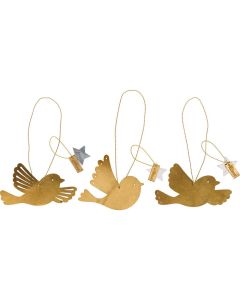 Fugl til ophæng assorterede Gloria