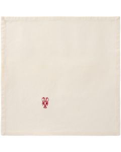 Ib Laursen Stofserviet Flora m/marguerit butter cream