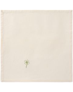 Stofserviet Flora m/vintergæk butter cream