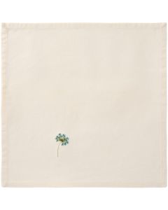 Stofserviet Flora m/vintergæk butter cream