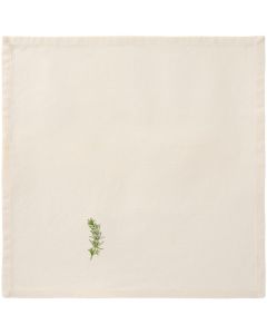 Ib Laursen Stofserviet Flora m/marguerit butter cream