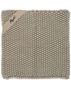 Grydelap Mynte Strikket - Sand