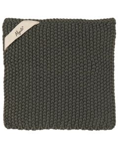 Grydelap Mynte Strikket - Thunder Grey