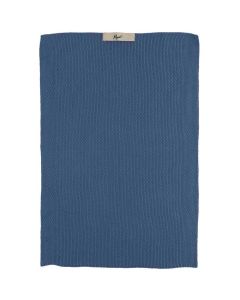 Håndklæde Mynte Strikket - Cornflower