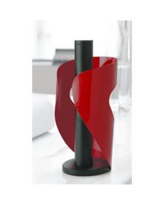 Steel Function køkkenrulle & Guldfilmsholder Rød