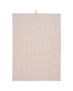 Viskestykke Silas natur m/små brune tern