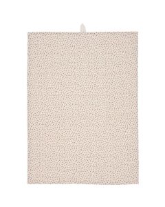 Viskestykke Ella natur m/røde blomster