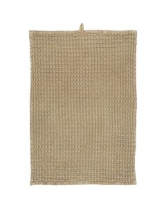 Viskestykke vaffelmønster cognac