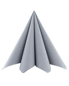 Sovie stofligende serviet 40x40cm - 12stk Grå