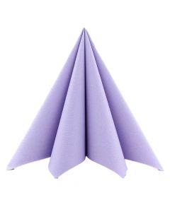 Mank Stofligende Serviet 40x40cm 50stk - Lilla