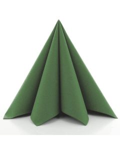 Sovie Stofligende Serviet 40x40cm 12stk – Mørkegrøn