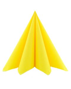 Sovie Stofligende Serviet 40x40cm 12stk – Gul