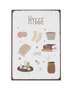 Metalskilt - Hygge 2