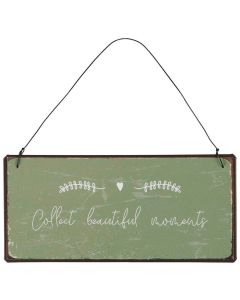 Metalskilt - Collect Beautiful Moments