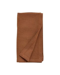Nordal Stofserviet 40x40cm Brun