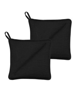 Grydelapper Soft 2stk - Sort