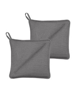 Grydelapper Soft 2stk - Grå
