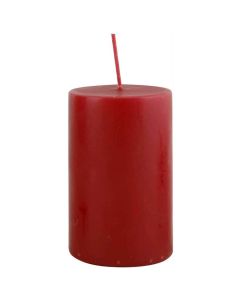 Bloklys 6x10cm - Mørkerød