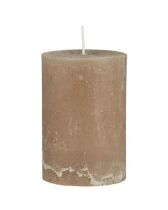 Rustik bloklys hør 6,8x10cm