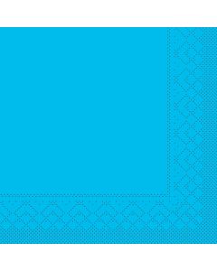 Sovie 40x40 3-lags 20stk serviet - Aquablå