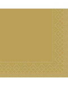 Sovie 40x40 3-lags 20stk serviet - Guld