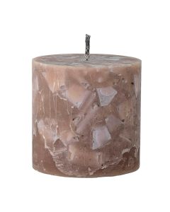 Rustik Bloklys 15x15cm - Brun