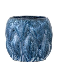 Urtepotteskjuler Blå Stentøj