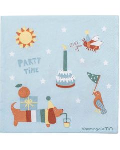 Bloomingville Frokostserviet 3-lags 20stk - Charlie