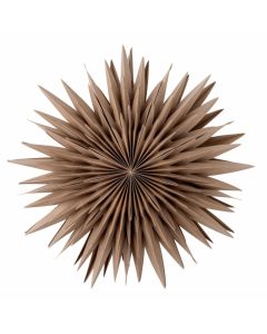 Bloomingville Elijas Stjerne m/lys - Brun