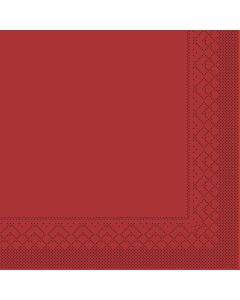 Sovie 40x40 3-lags 20stk serviet - Rød