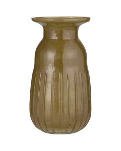 Hyacintvase pebbled glas autumn green