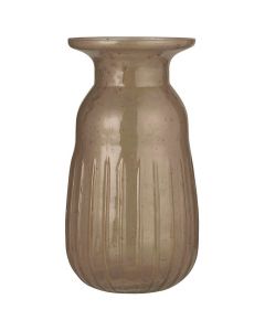 Hyacintvase pebbled glas fog