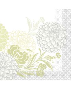 Mank Middagsserviet 3-lags 100stk - Clarissa Grøn