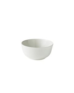 Aida Groovy Porcelæn Skål 14cm - Hvid