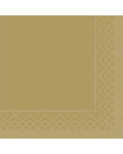 Mank Middagsserviet 3-lags 100stk - Guld