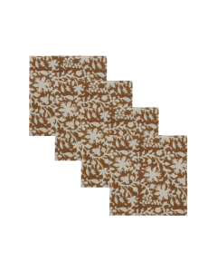 House Doctor Stofserviet 4stk - Brun / Natur