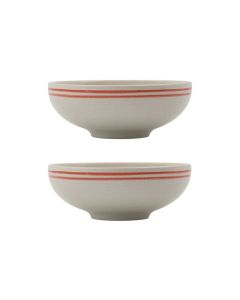 Nicolas Vahé Bistro Skål 2stk - Hvid / Rød