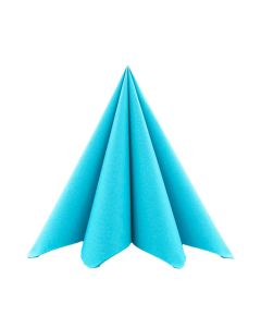 Mank Stofligende Frokostserviet 50stk - Skyblå