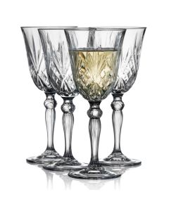 Lyngby Krystal Melodia Hvidvinsglas 21 cl 4 stk