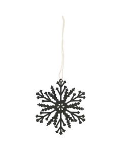 Ib Laursen Papirklip snekrystal m/blade - Sort