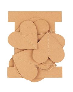 Ranke m/12 hjerter 3-dimensional
