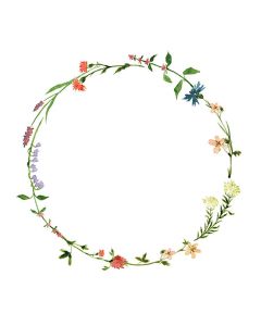 Mank Stofligende Middagsserviet 50stk - Kalina