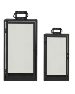 Alabama Lanterne 2stk - Sort