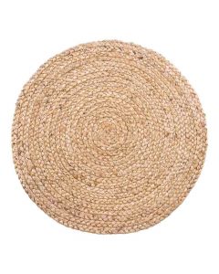 Dækkeserviet jute Ø38cm - Natur