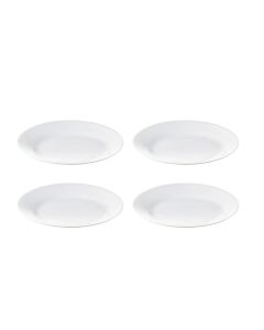 Aida Cafe Desserttallerken 19cm 4stk - Hvid