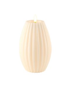 Deluxe LED Rillelys 10x15cm - Cream